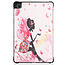 Case for Samsung Galaxy Tab A7 (2020) - 10.4 inch - Book Case Whiteh TPU Cover - Flower Fairy