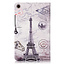 Xiaomi Mi Pad 4 8.0 - Book Case met TPU cover - Eiffeltoren