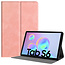 Samsung Galaxy Tab S6 hoes - PU Leer Folio Book Case - Roze