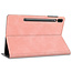 Samsung Galaxy Tab S6 Case - PU Leer Folio Book Case - Pink