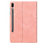 Samsung Galaxy Tab S6 hoes - PU Leer Folio Book Case - Roze