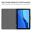 Huawei MediaPad T5 10 hoes - PU Leer Folio Book Case - Roze