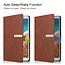 Xiaomi Mi Pad 4 Plus Case - PU Leer Folio Book Case - Bruin