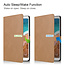 Xiaomi Mi Pad 4 Plus hoes - PU Leer Folio Book Case - Licht Bruin