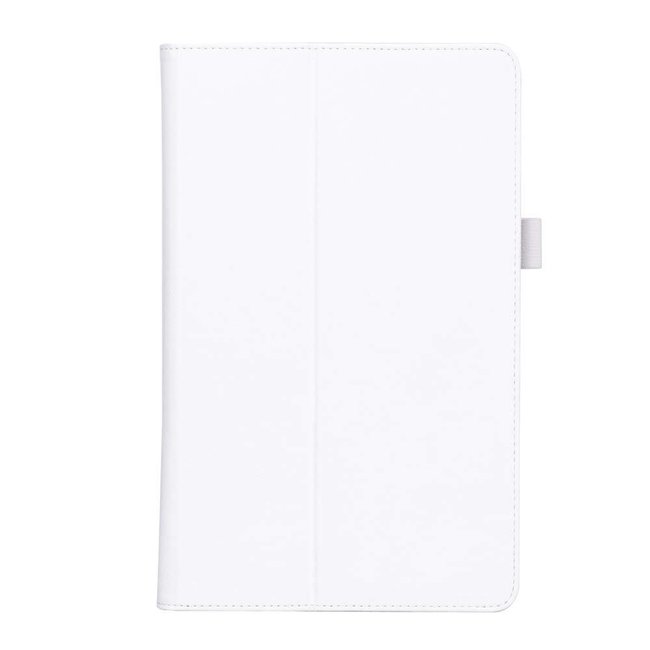 Samsung Tab A 10.5 Case - Hand Strap Book Case - White