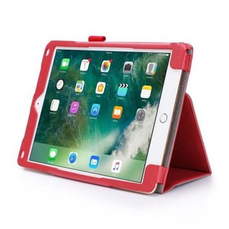 Cover2day iPad 9.7 - Hand Strap Book Case - Red