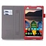 Lenovo tab 4 8.0 Plus Case - Hand Strap Book Case - Red