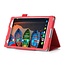 Lenovo tab 4 8.0 Plus hoes - Hand Strap Book Case - Rood
