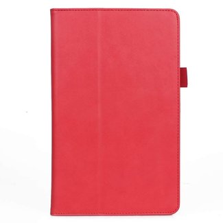 Cover2day Xiaomi Mi Pad 4 Plus Case - Hand Strap Book Case - Red