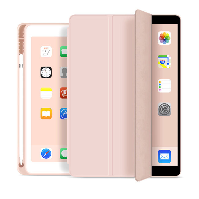 WIWU - iPad 10.2 (2019) hoes - PU Leren Tri-Fold Book Case - Roze