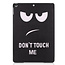 iPad 2020 hoes - 10.2 inch - Tri-Fold Book Case - Don't Touch Me