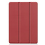 iPad 2020 hoes - 10.2 inch - Tri-Fold Book Case - Donker Rood