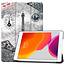 iPad 2020 hoes - 10.2 inch - Tri-Fold Book Case - Eiffeltoren