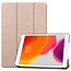 Case2go - iPad 2020 Case - 10.2 inch - Slim Tri-Fold Book Case - Lightweight Smart Cover - Gold