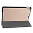 Case2go - iPad 2020 Case - 10.2 inch - Slim Tri-Fold Book Case - Lightweight Smart Cover - Gold