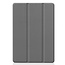 Case2go - iPad 2020 Case - 10.2 inch - Slim Tri-Fold Book Case - Lightweight Smart Cover - Grey