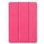 Case2go - iPad 2020 Case - 10.2 inch - Slim Tri-Fold Book Case - Lightweight Smart Cover - Hot Pink