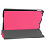 Case2go - iPad 2020 Case - 10.2 inch - Slim Tri-Fold Book Case - Lightweight Smart Cover - Hot Pink