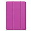 Case2go - iPad 2020 Case - 10.2 inch - Slim Tri-Fold Book Case - Lightweight Smart Cover - Purple