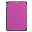 Case2go - iPad 2020 Case - 10.2 inch - Slim Tri-Fold Book Case - Lightweight Smart Cover - Purple