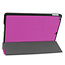 Case2go - iPad 2020 Case - 10.2 inch - Slim Tri-Fold Book Case - Lightweight Smart Cover - Purple