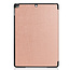 Case2go - iPad 2020 Case - 10.2 inch - Slim Tri-Fold Book Case - Lightweight Smart Cover - Rosé-Gold