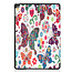 Case2go - iPad 2020 Case - 10.2 inch - Slim Tri-Fold Book Case - Lightweight Smart Cover - Butterflies