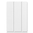 Case2go - iPad 2020 Case - 10.2 inch - Slim Tri-Fold Book Case - Lightweight Smart Cover - White