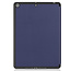 Case2go - Case for iPad 10.2 inch 2020 - Slim Tri-Fold Book Case - Lightweight Smart Cover mit Pencil houder - Dark Blue