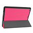 Case2go - Case for iPad 10.2 inch 2020 - Slim Tri-Fold Book Case - Lightweight Smart Cover mit Pencil houder - Magenta