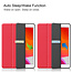 iPad 2020 Hoes - 10.2 inch - Tri-Fold Book Case met Stylus Pen Houder - Rood