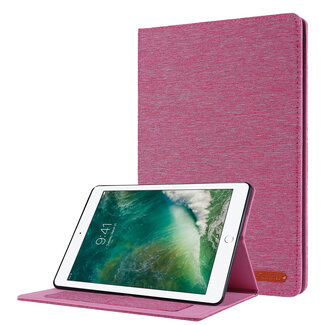 Cover2day iPad 2020 Case - 10.2 inch - Book Case with Soft TPU houder - Pink