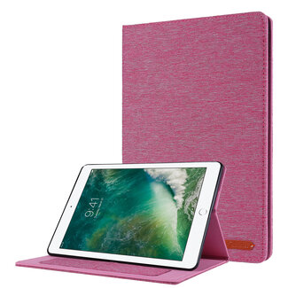 Cover2day iPad 2020 hoes - 10.2 inch - Book Case met Soft TPU houder - Roze