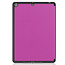 Case2go - Case for iPad 10.2 inch 2020 - Slim Tri-Fold Book Case - Lightweight Smart Cover mit Pencil houder - Purple