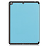 Case2go - Case for iPad 10.2 inch 2020 - Slim Tri-Fold Book Case - Lightweight Smart Cover mit Pencil houder - Blue