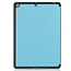 iPad 2020 hoes - 10.2 inch - Tri-Fold Book Case met Apple Pencil houder - Licht Blauw