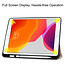 Case2go - Case for iPad 10.2 inch 2020 - Slim Tri-Fold Book Case - Lightweight Smart Cover mit Pencil houder - RosÃ©-Gold