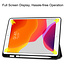 Case2go - Case for iPad 10.2 inch 2020 - Slim Tri-Fold Book Case - Lightweight Smart Cover mit Pencil houder - Don't Touch Me