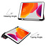 Case2go - Case for iPad 10.2 inch 2020 - Slim Tri-Fold Book Case - Lightweight Smart Cover mit Pencil houder - Graffiti