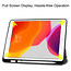 Case2go - Case for iPad 10.2 inch 2020 - Slim Tri-Fold Book Case - Lightweight Smart Cover mit Pencil houder - Graffiti