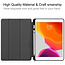 Case2go - Case for iPad 10.2 inch 2020 - Slim Tri-Fold Book Case - Lightweight Smart Cover mit Pencil houder - Graffiti