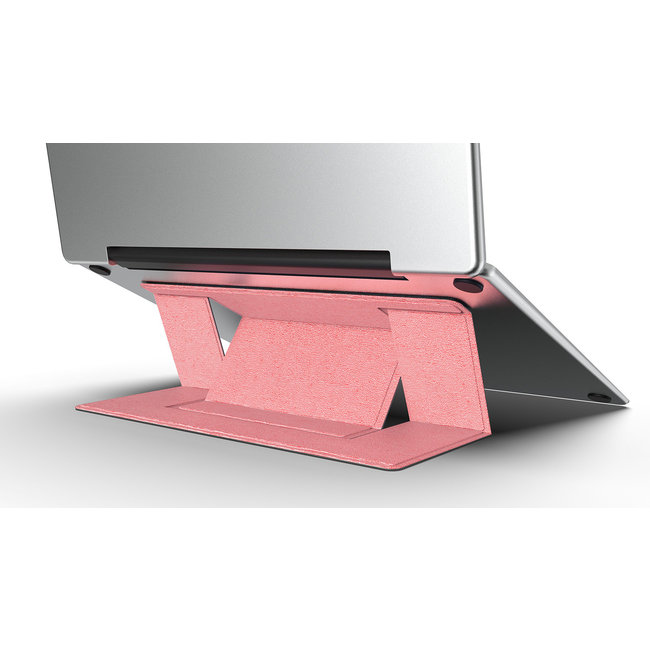 Macbook / Laptop Standaard - Zelfklevend opvouwbare laptop standaard - Roze