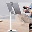 WiWu - Adjustable Tablet/Phone Stand - Aluminum Phone Holder for Desk - Compatible within 12.9 Inch - White