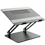 Nilkin - ProStand, ergonomic table stand, aluminium - Aluminium - Zwart