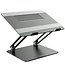 Nillkin - Ergonomische Laptop Standaard - Verstelbaar - Geschikt voor 12 tot 17 inch - Aluminium - Zwart