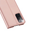 Dux Ducis - Case for Samsung Galaxy S20 FE - Ultra Slim PU Leather Flip Folio Case with Magnetic Closure - Rosé Gold