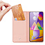 Samsung Galaxy M31s hoesje - Dux Ducis Skin Pro Book Case - Rosé Goud