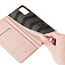 Dux Ducis - Case for Samsung Galaxy M31s - Ultra Slim PU Leather Flip Folio Case with Magnetic Closure - Rosé Gold