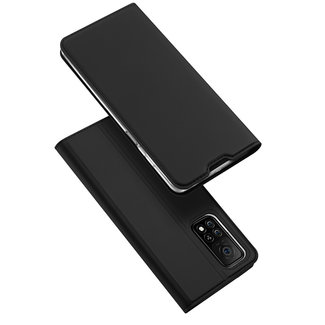 Dux Ducis Dux Ducis - Case for Xiaomi Mi 10T Pro - Ultra Slim PU Leather Flip Folio Case with Magnetic Closure - Black