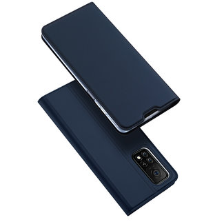 Dux Ducis Dux Ducis - Case for Xiaomi Mi 10T Pro - Ultra Slim PU Leather Flip Folio Case with Magnetic Closure - Blue